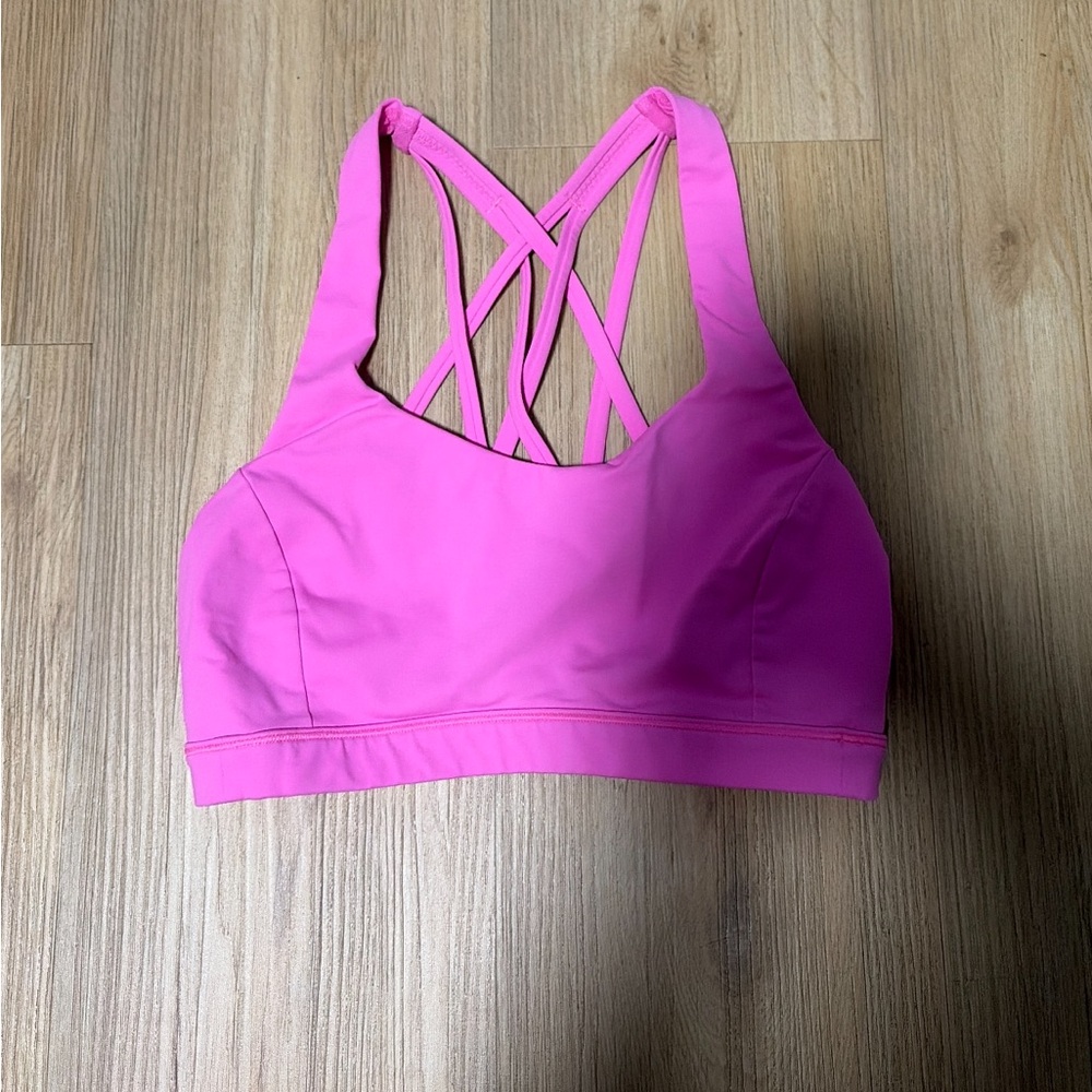 lululemon Free to Be Serene Sports Bra 4 Pink Pow